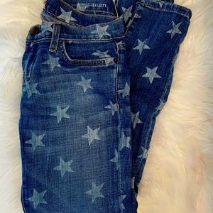 Current / Elliot White Stars capris size 26